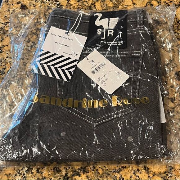 Sandrine Rose by FP Skinny Gray Polkadot Jeans Size 30 - Picture 5 of 6